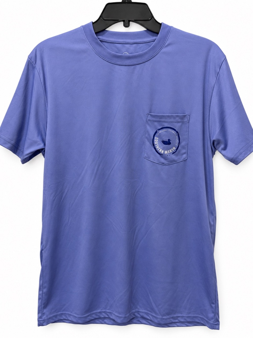 Southern Marsh FieldTec Redfish Pocket T-Shirt Purple Blue Men’s Medium